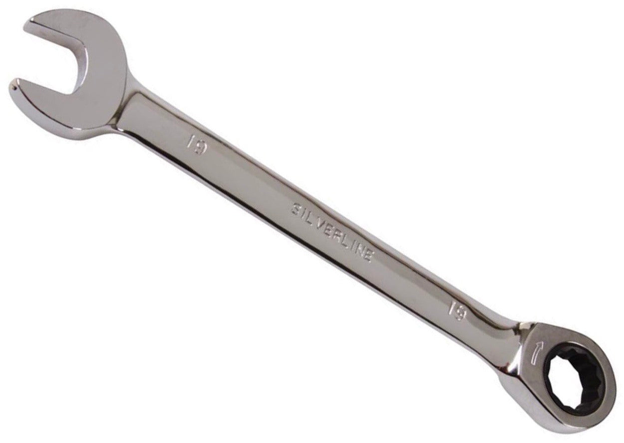 Silverline Fixed Head Ratchet Spanner